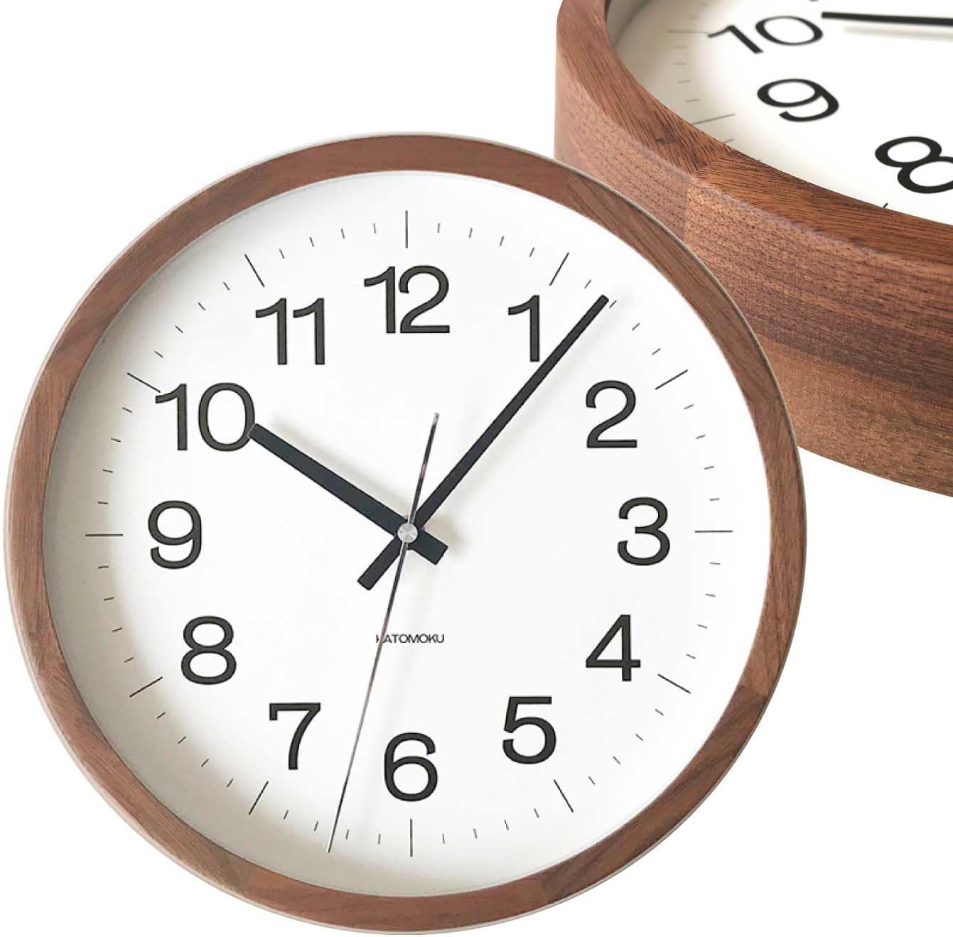 両面掛け時計manbo 両面掛時計－文字盤直径27CM 非電波 (ブラック