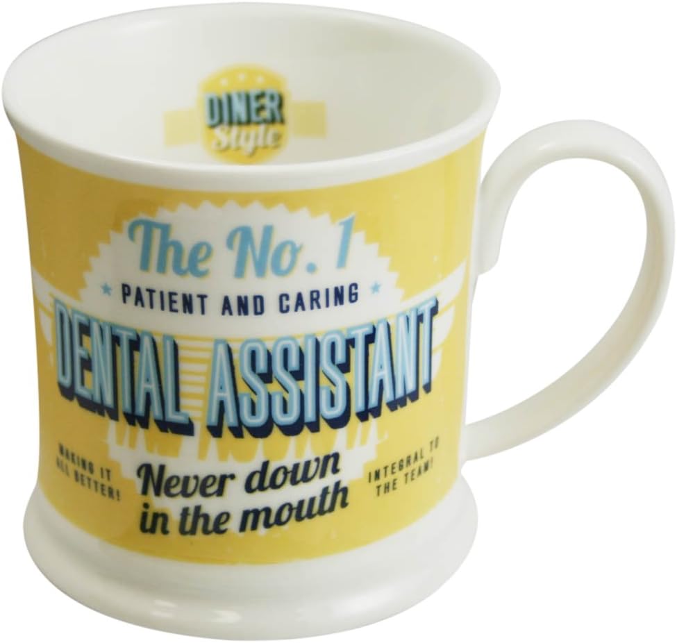 Diner Mugs "Dental Assistant" Mug, Yolk Yellow