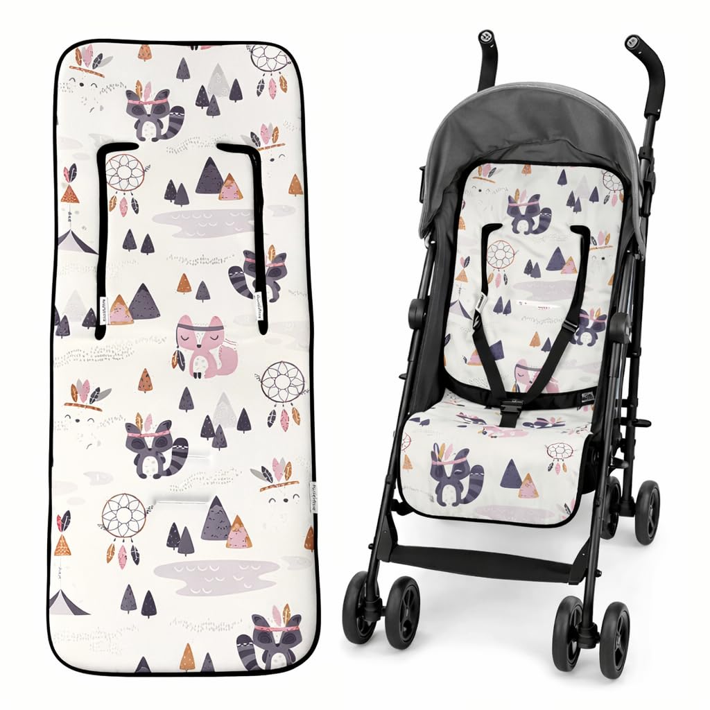 Colchoneta Silla de Paseo Universal Transpirable 3D para Bebé – Funda Carrito Verano Antisudor, Cojín Acolchado Silleta, Compatible con Cochecito, Ligera, Lavable – Danielstore — view 16