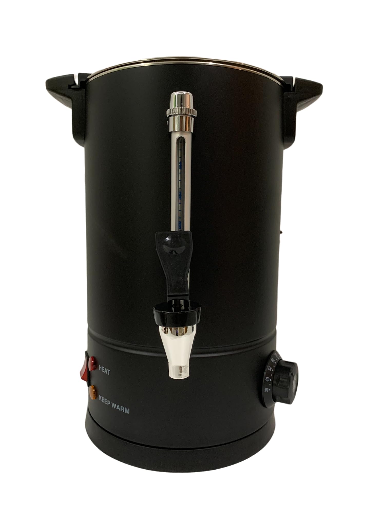 Commercial Stainless Steel Coffee Urn 50 cups, 8L Capacity, Black