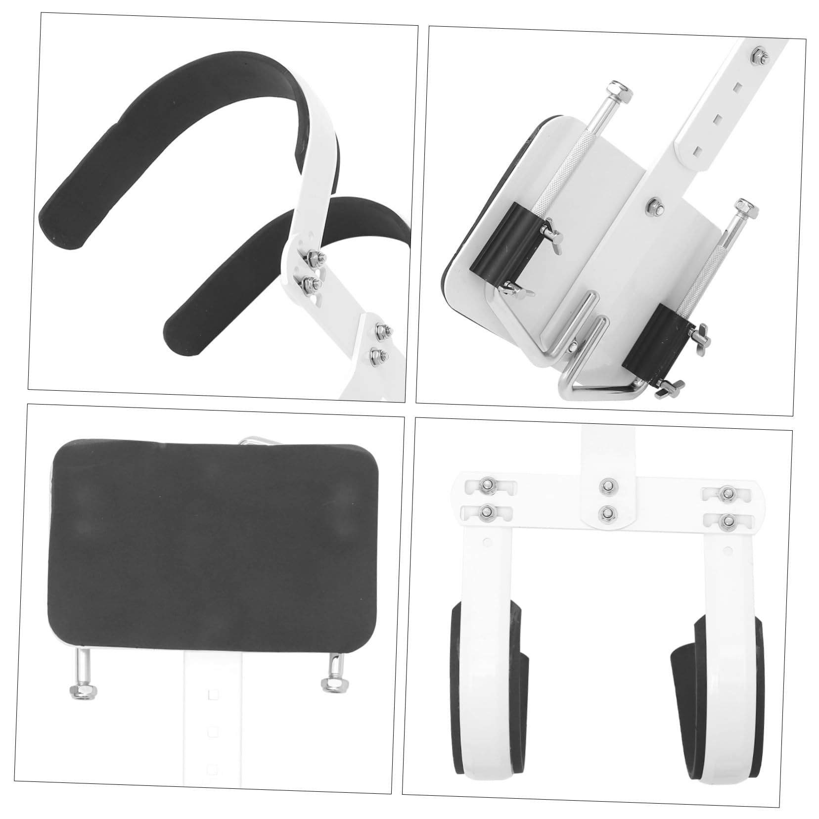 Supporto Rullante Regolabile con Cintura Spalla in Lega di Alluminio Bianco Leggero e Facile da Trasportare per Rullante per Banda Musicale