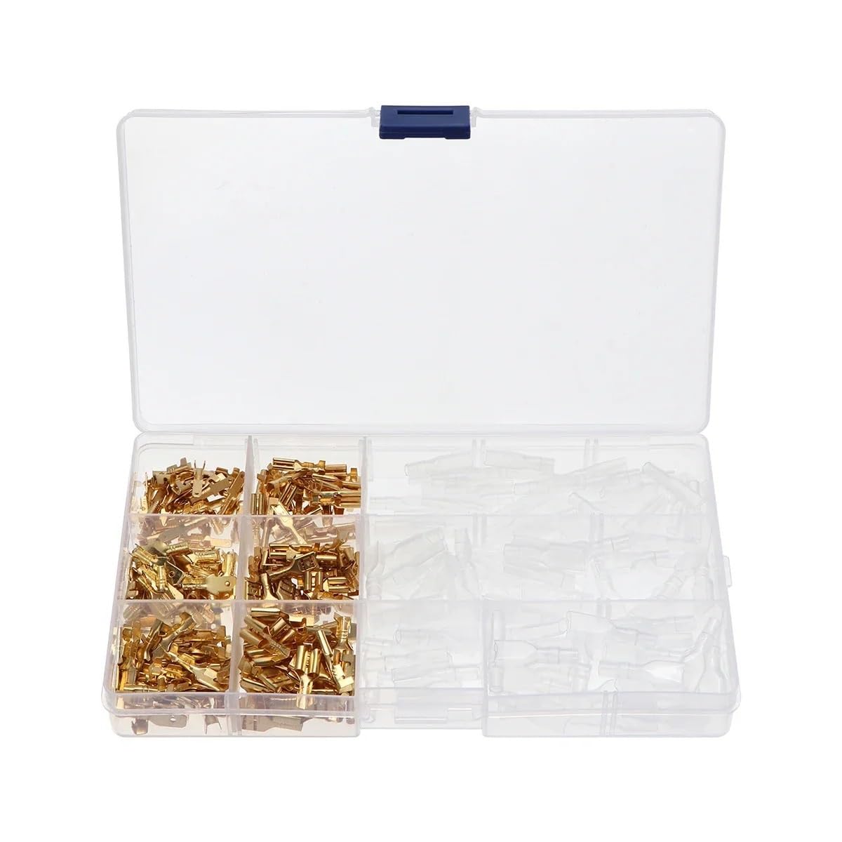 ICXLPMC 315Pcs Crimp Spade Terminal Connector Set Crimp Spade Insulated Ring Fork Spade Butt Set Electrical Wire Cable Connector Kit