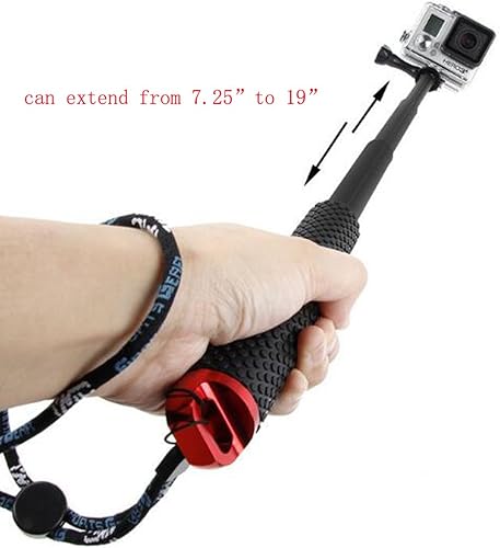 Miniatura 6 de 19 '' impermeable agarre de mano submarino extensión ajustable Selfie Stick Monopod Pole para GOPRO Hero 655 sesión4 sesión43+ 321, GeekPro, AKASO,