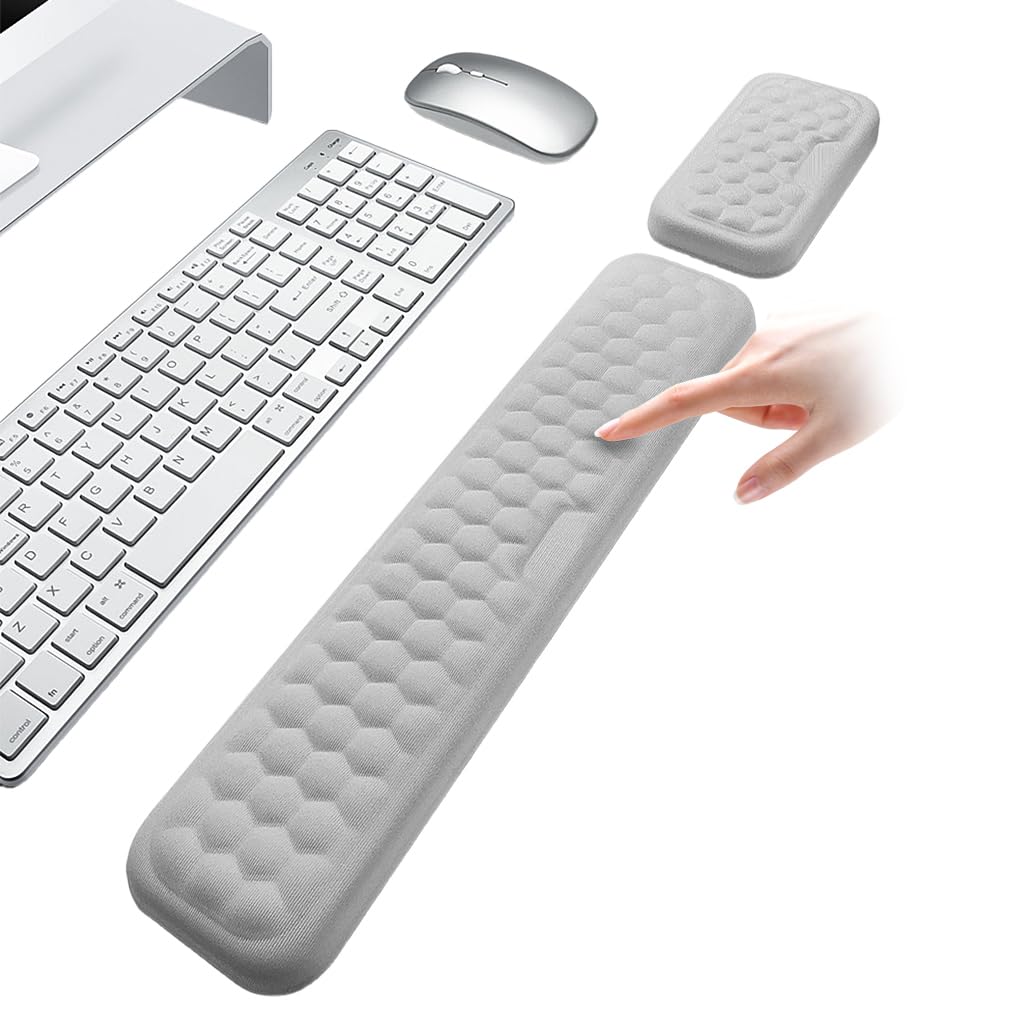 ZORBES Set of 2 Forearm Support, Memory Foam Keyboard Wrist Rest Pad