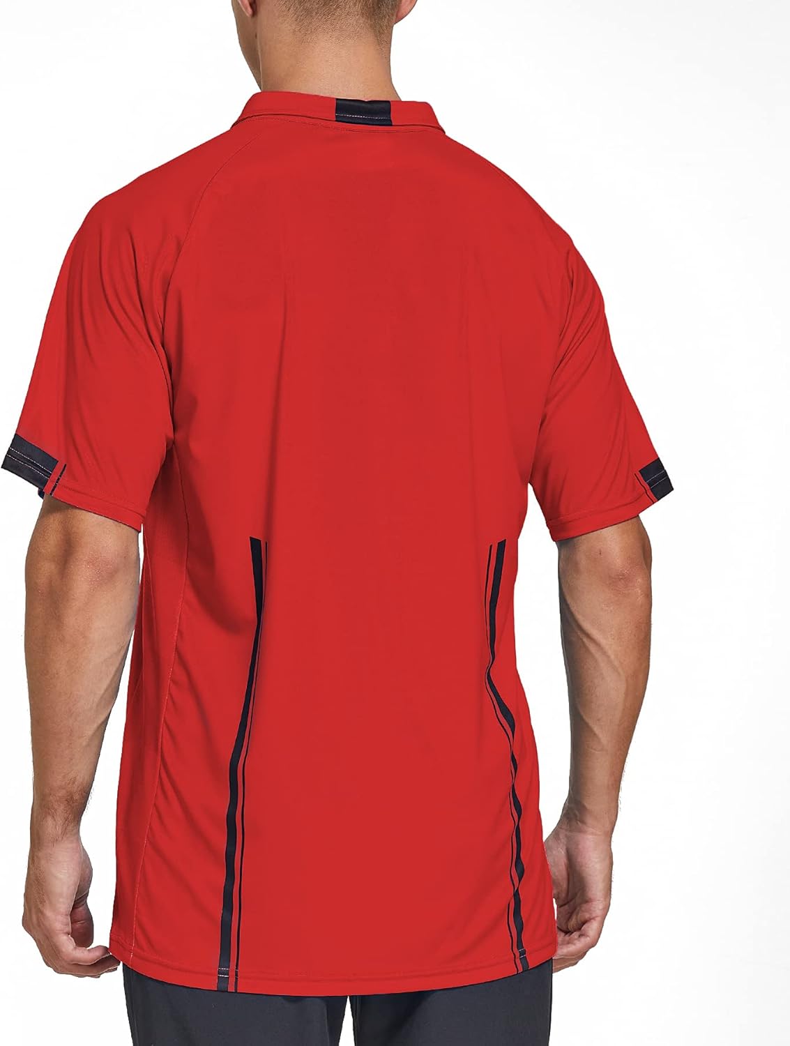 ChinFun Sporting Goods Men's Official Referee Short Sleeve Referee Jersey - Pro-Style Ref Uniform Great for Basketball Football Soccer Sports Competitions : Sports & Outdoors