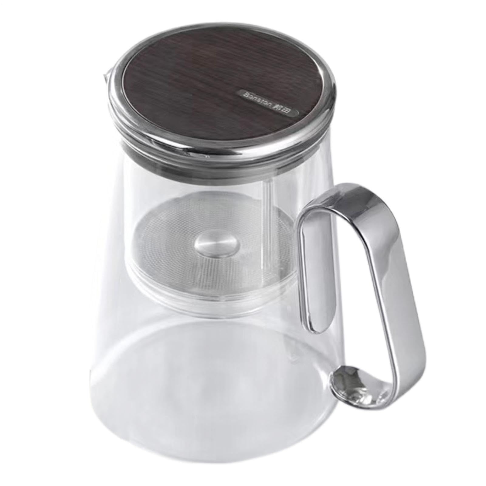 Teekessel aus Glas, Teesieb, täglich, grün-schwarzer Oolong für heiße und