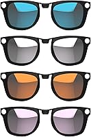 Vista 1 de 4 clips polarizados para Ray-Ban Meta Wayfarer y Gen 2 (RW4008/RW4012 Grande 53-22), clip de decoloración para Meta Wayfarer Gen 2 Protege tus ojos