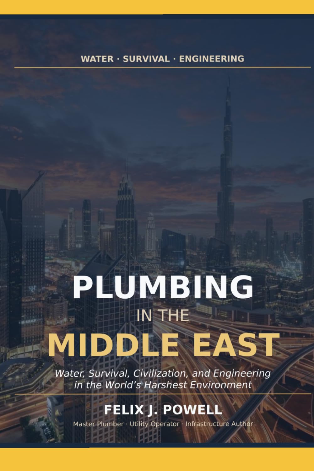 PLUMBING IN THE MIDDLE EAST: Water, Survival, Civilization, and Engineering in the World’ (Hidden Infrastructure: A technical guide to underground utilities and its appurtenances)