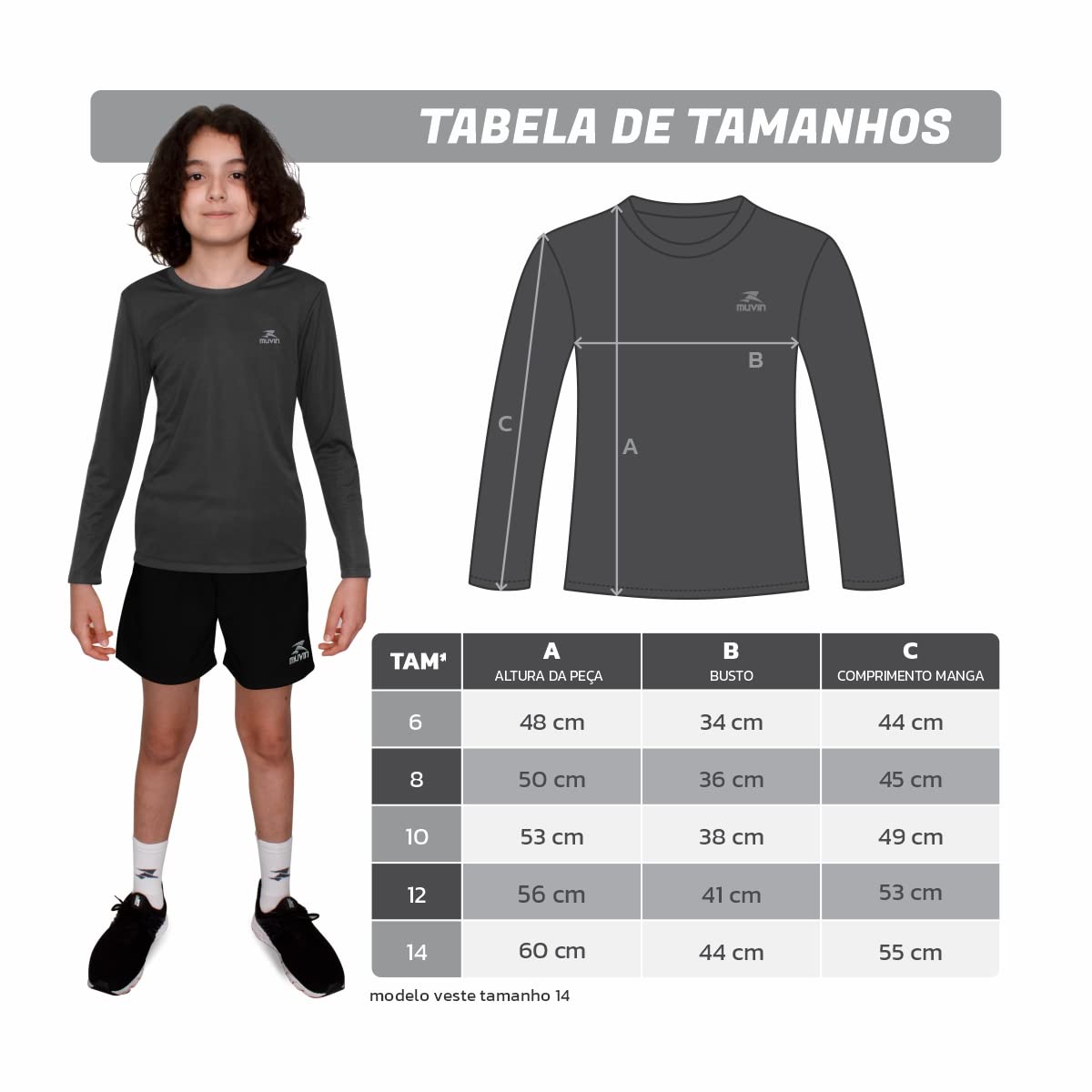 Camisa Dry Basic LS Muvin – Manga Longa – Infantil – Proteção Solar UV50 – Camiseta Para Academia – Treino Funcional – Pilates – Yoga – Corrida – Ginástica – Fitness – Caminhada… em promoção! Veja a oferta e mais achadinhos de Meninos 4 Hoje é o melhor dia para comprar Camisa Dry Basic LS Muvin – Manga Longa – Infantil – Proteção Solar UV50 – Camiseta Para Academia – Treino Funcional – Pilates – Yoga – Corrida – Ginástica – Fitness – Caminhada… com aquele preço maroto! Promoção! Aproveite a oferta! 4