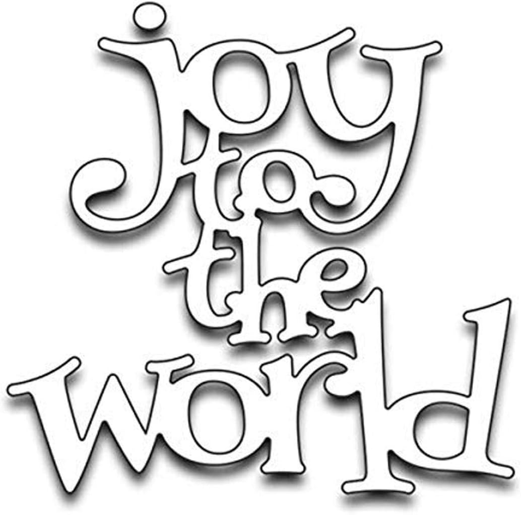 Penny Black Creative Metal die, 51-263,Joy to The World