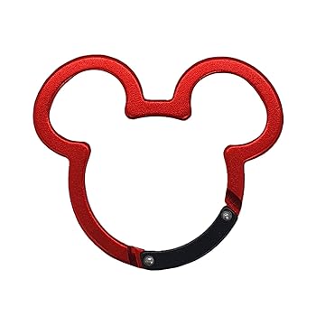 【Disney】US ミッキーマウス アイコン型 カラビナ クリップ Amazon.co.jp: 0度 アルミニウム (2個パック) ミッキーマウス