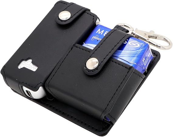 KAIDON PU Leather Case for Ploom X Advanced/X -Style H06-5 (Black)