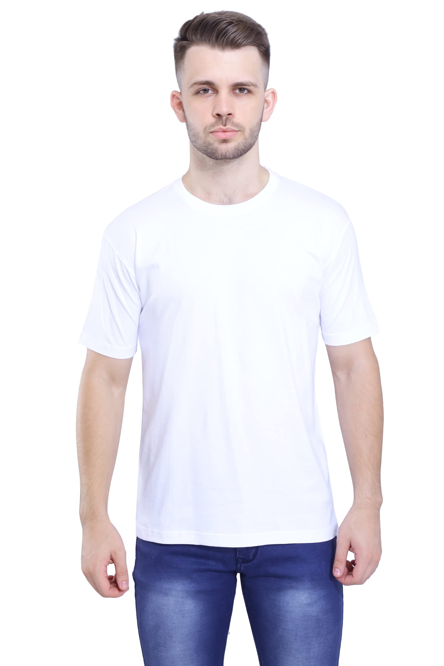 White T Shirt Pure Cotton, Smart Tech, Anti Stat, Ultra Soft for Men and Women.