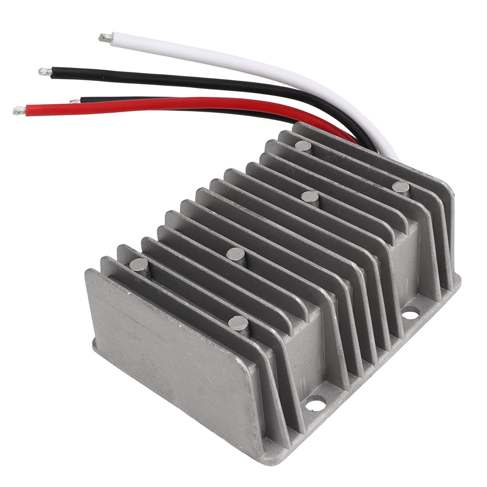 Tbest Przetwornica Napięcia 24V na 12V 40A 480W DC, Regulator do zastosowań | Overload , for cart truck LED lights, stable DC transformer, metal housing