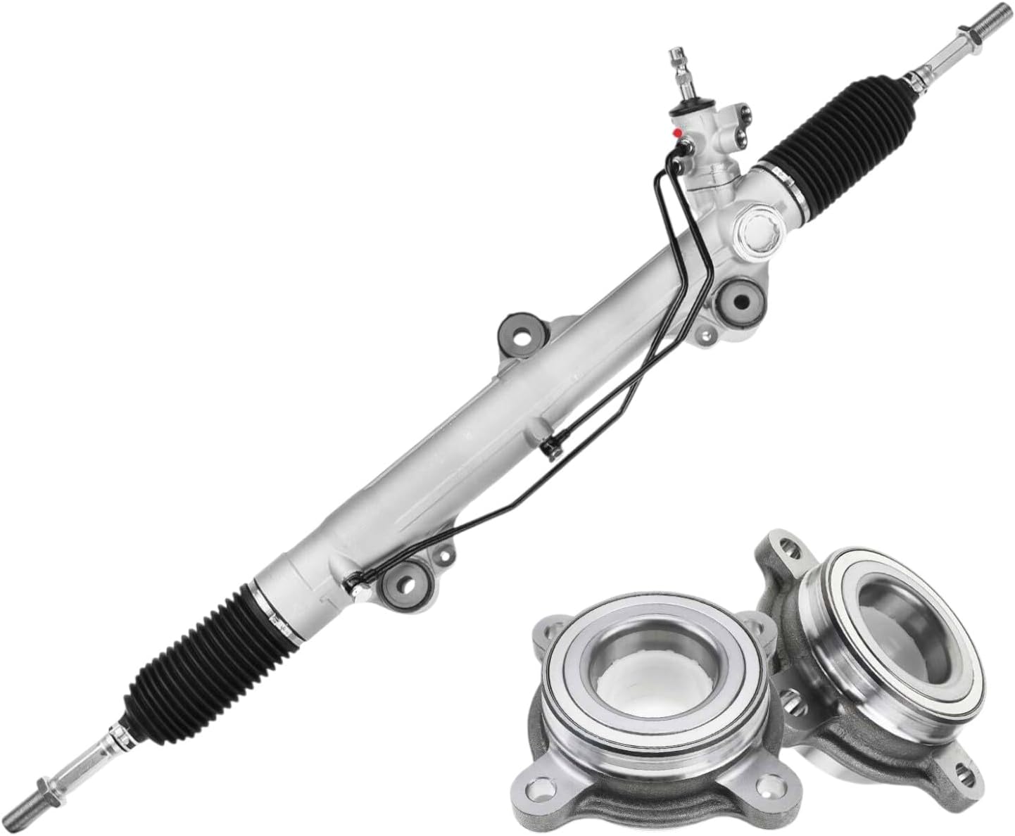 Replacement Parts for 3Pcs Front Rack&Pinion Hub Bearing for Toyota Land Cruiser Lexus V8 5.7L Auto Mod-AP88P-47833