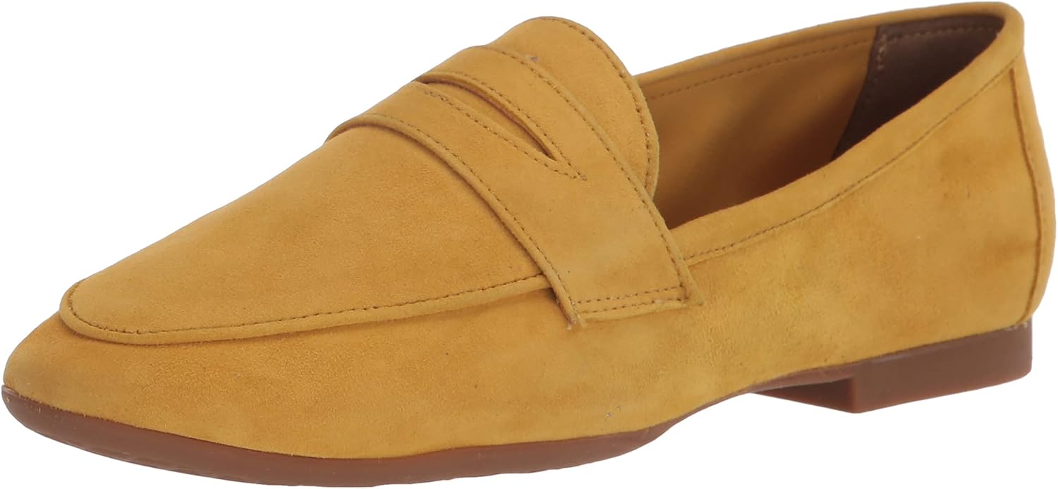 Aerosoles Women's Hour Driving Style Loafer, YELLOW SUEDE, 6