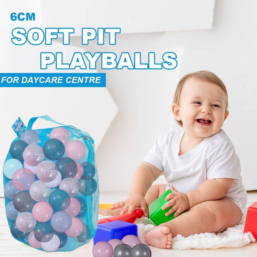 Blue Ball Pit Balls 170 Plastic Play Balls For Ball Pit