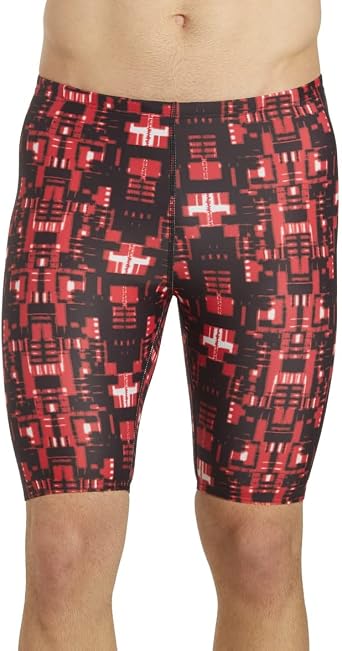 iSwim Varsity Blur Jammer Swimsuit - Red - 32