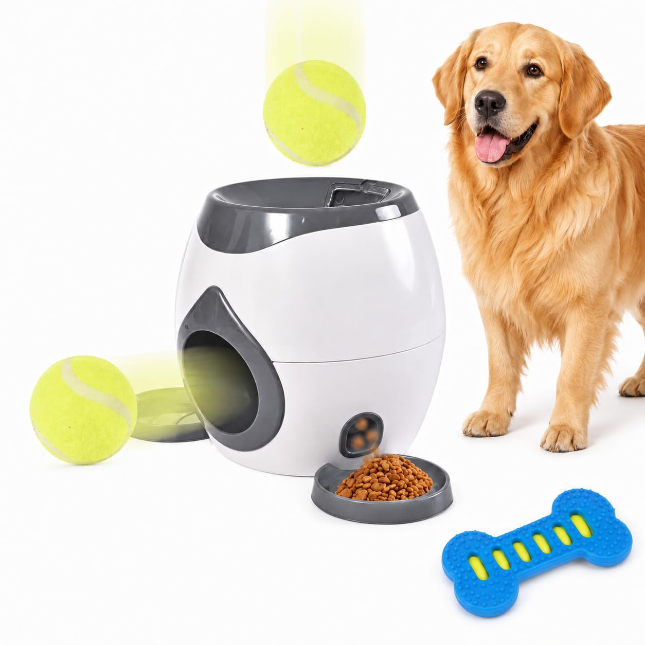 Dog Ball Launcher, Automatic Ball Launcher for Dogs, Dog Treat Toy