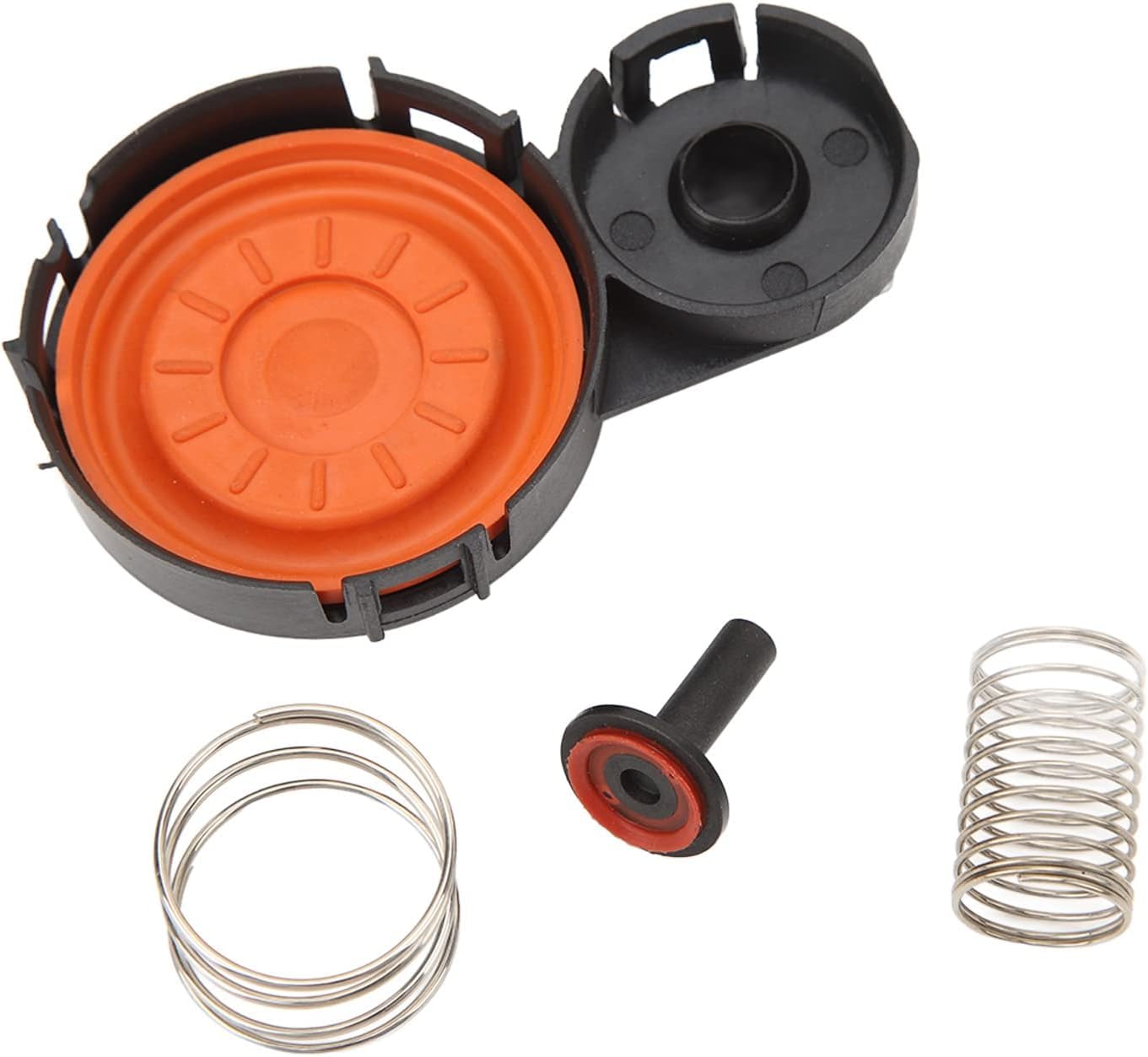 Raheem 0248S0 9688939180 5Pcs PCV Valve Cover Engine with Membrane Replacement for Peugeot 3008 1.6HDI 2009‑2016 Citroen C4 DS3 DS5 B78 M3 M4 Jumpy III ABS Plastic and Metal Engine PCV Valve Cover