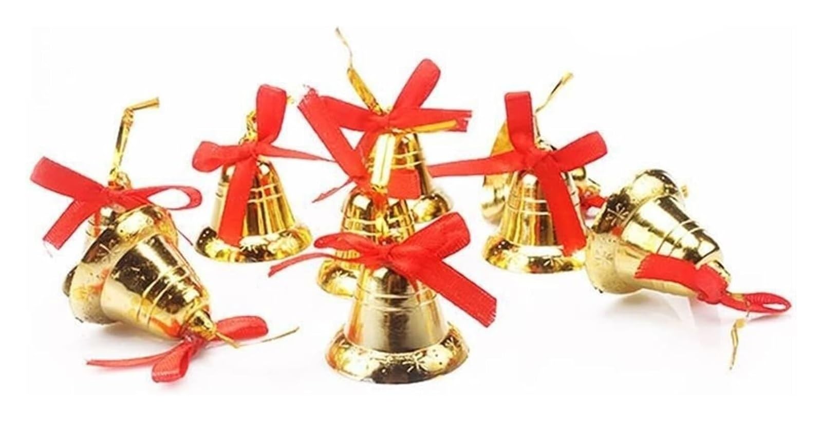 Campane artigianali, ornamenti for campane di Natale, campanelli artigianali, piccole campane natalizie Campane natalizie appese
