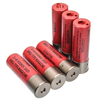 東京マルイショットガン+ マガジン2個+ショットシェルセット Amazon | 東京マルイ ショットシェル型 30発マガジン レッド 2個