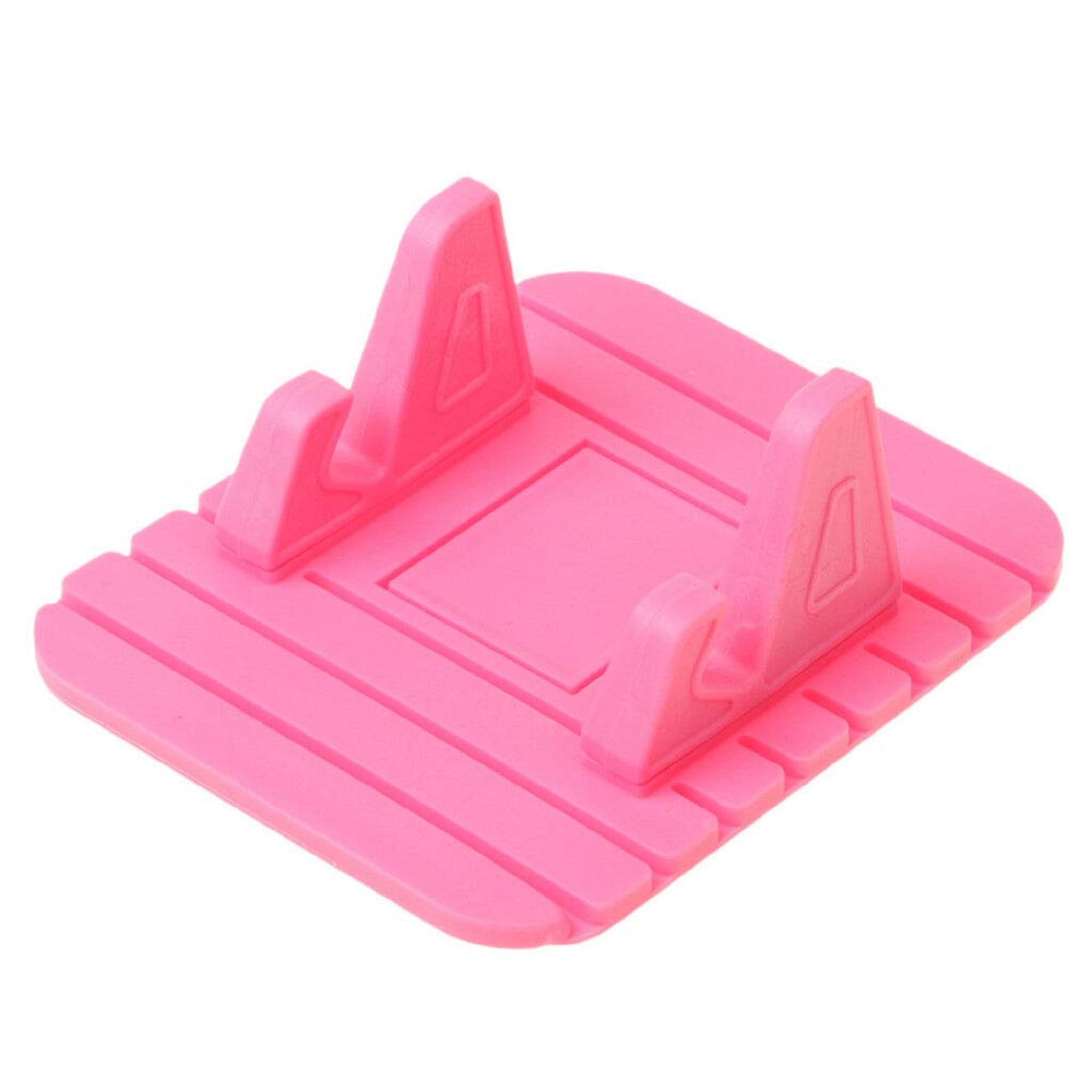AUGEN Multifunction Portable Car Dashboard Pad Anti-Slip Phone Holder Silicone Non-Slip Phone Mount Mat Car Accessories Cellphone Car Holder Office Desk (Pink) (B0B8SVM5GX) Amazon Price History, Amazon Price Tracker