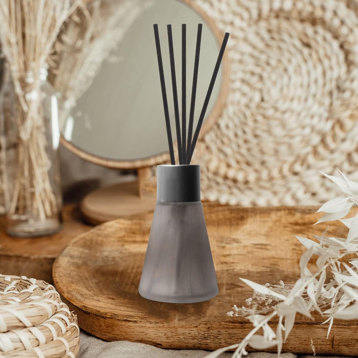 STOBAZA 5sets Essential Oil Sticks Rattan Aroma Diffuser Wands for Home Decor 60pcs*5