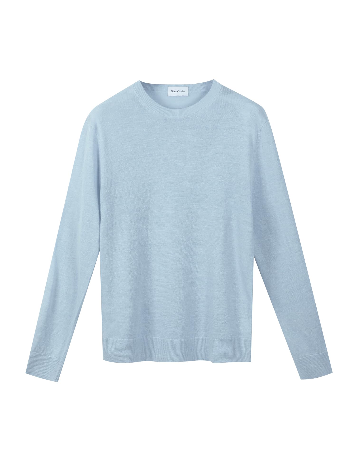 Diana Studio - Girocollo in 100% Lino, Uomo, Maniche Lunghe, Casual Fit