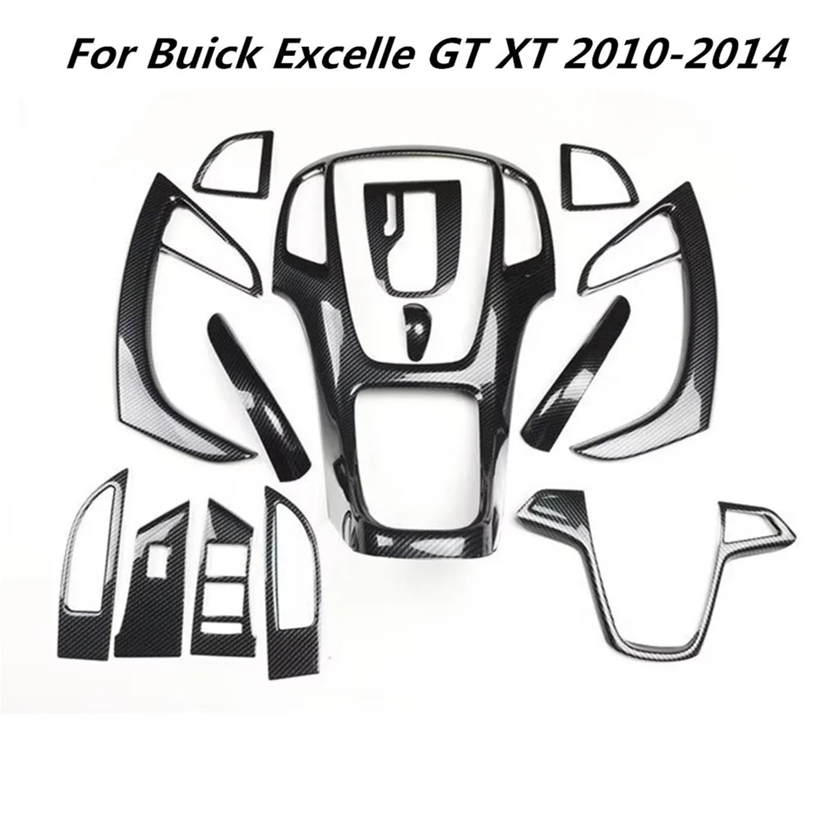 Ochrona Podłokietnika Do Excelle GT XT 2010 2011 2012 2013 2014 Styl Listwy Wewnętrzne Naklejki Dekoracyjne ABS(Central control pane)