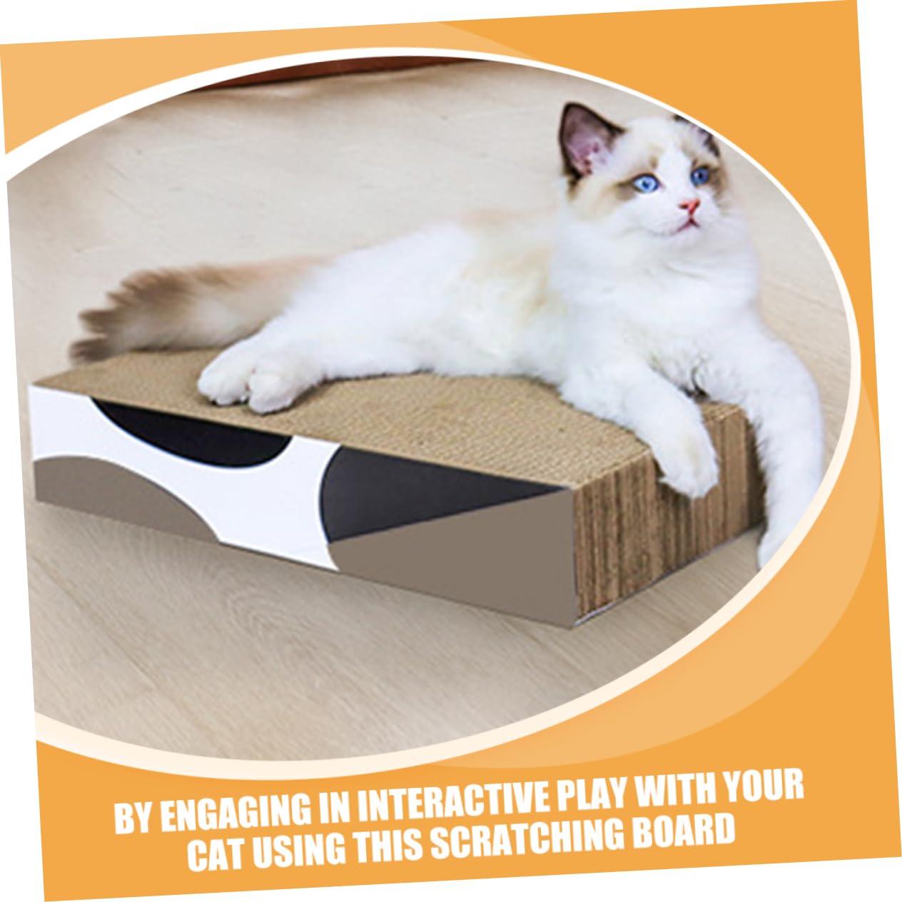INOOMP Rascador De Cartón Almohadilla para Rascar Tablero para Gatos De Interior para Gatos y Gatitos