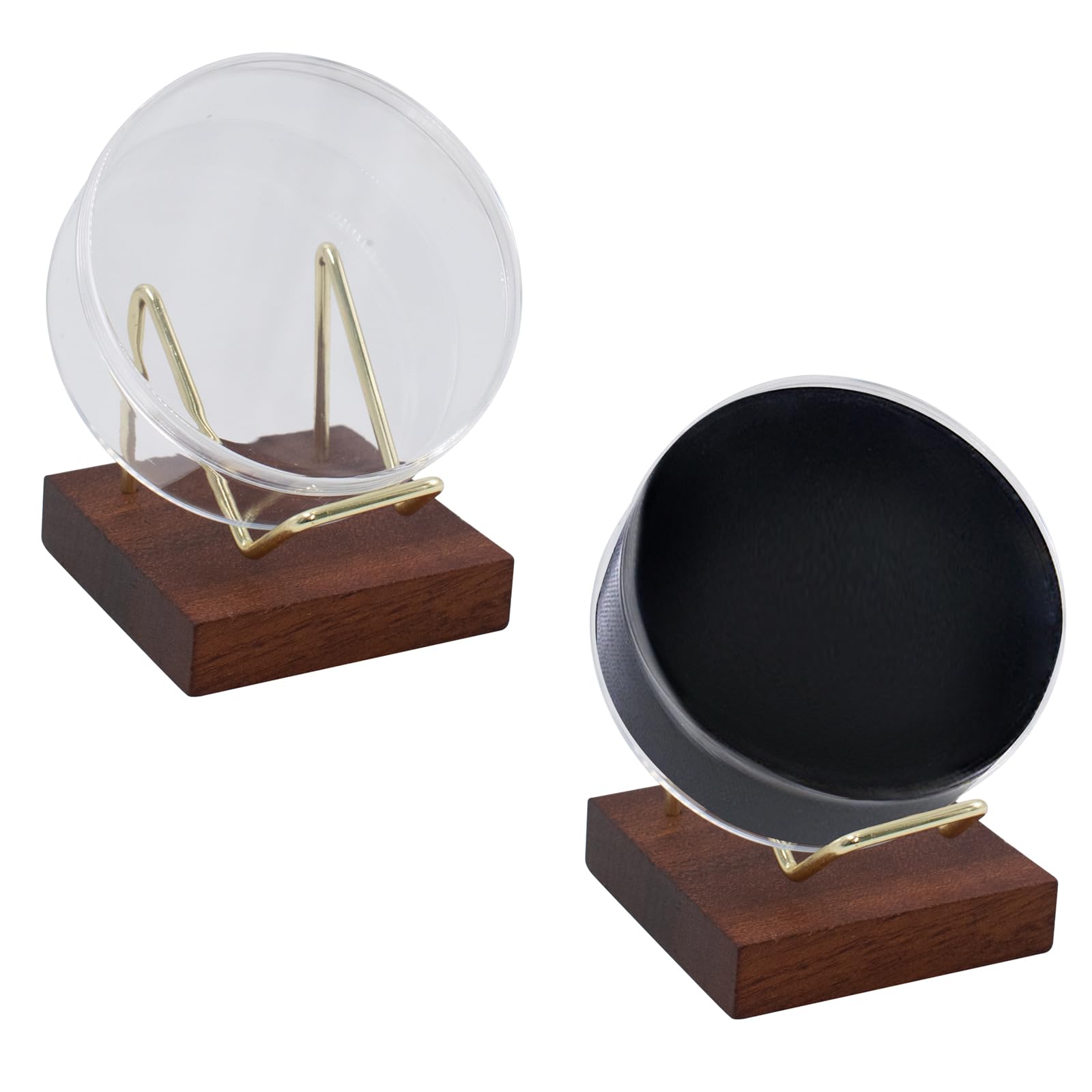 S SERENABLE Support de Rondelle de Hockey Support en Acrylique Support de Rangement pour Rondelles de Match Souvenirs Noir
