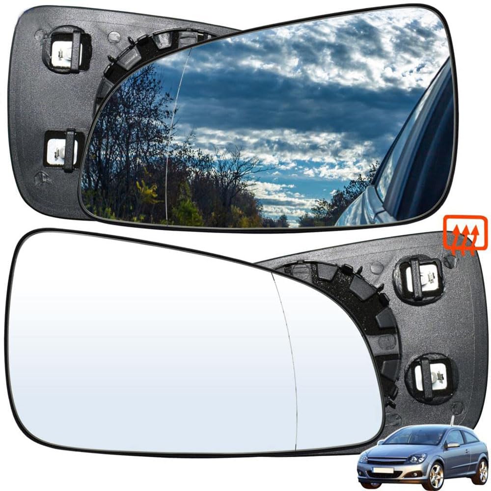 Verre De Rétroviseur Gauche Pour Opel Astra H 2004-2009 - Verre De Rechange Réglable, Chauffant, Miroir Extérieur