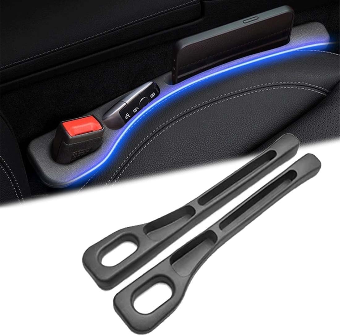 Mauxpiao B 2Pcs Car Seat Gap Fillers, Leak-Proof Seat Gap Strips, Vehicle Seat Side Gap Fillers, Prevent Items From Falling Etween Seat And Console Rewr/B/A