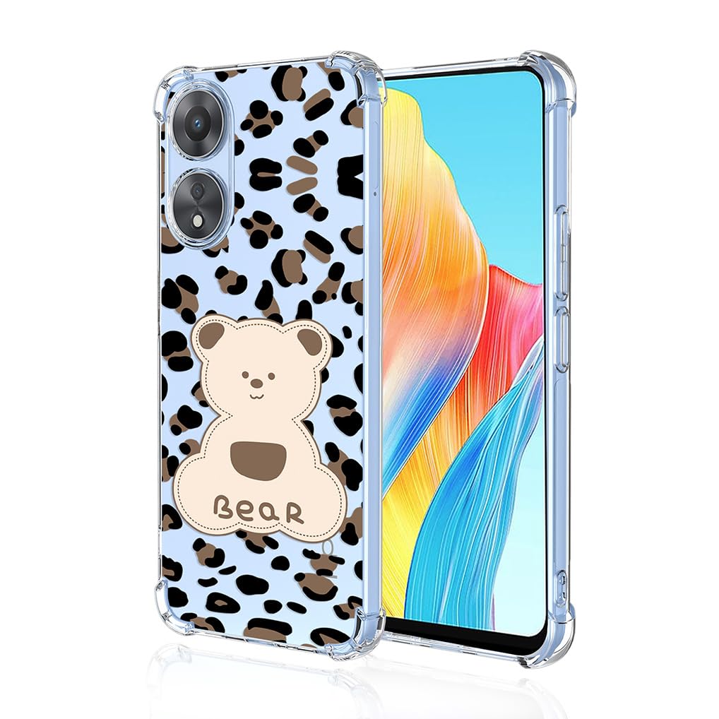 Funda Para OPPO A18 / A38 SEAHAI - Diseño Floral, TPU Transparente, A Prueba De Golpes, Delgada