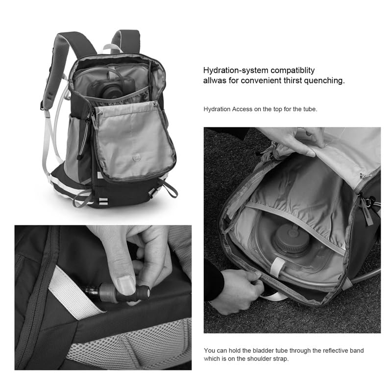 Sac à dos de randonnée 35L déperlant et résistant pour le camping