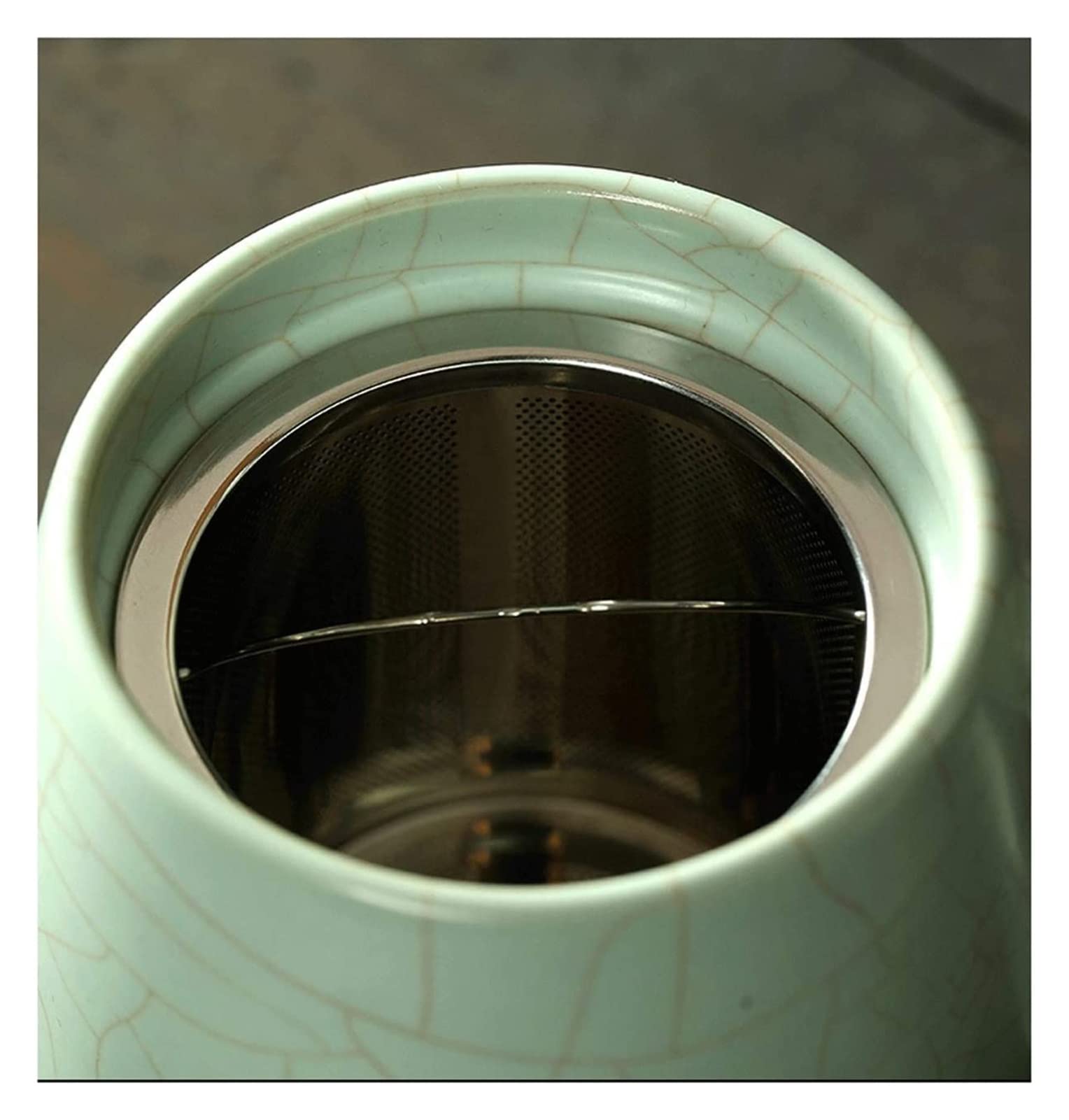 Taza de café de cerámica para oficina y hogar, taza de café de cerámica con tapa, 480 ml, taza de té de gran capacidad, adecuada para la oficina y el hogar, exquisita para Navidad, día de San Valentín