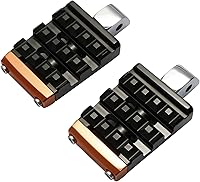 Vista 23 de TCT-MOTORPARTS Clavijas cromadas para estribera trasera para Harley Davidson Softail Fat Boy 18-25