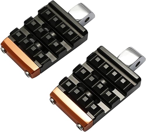 Miniatura 23 de TCT-MOTORPARTS Clavijas cromadas para estribera trasera para Harley Davidson Softail Fat Boy 18-25