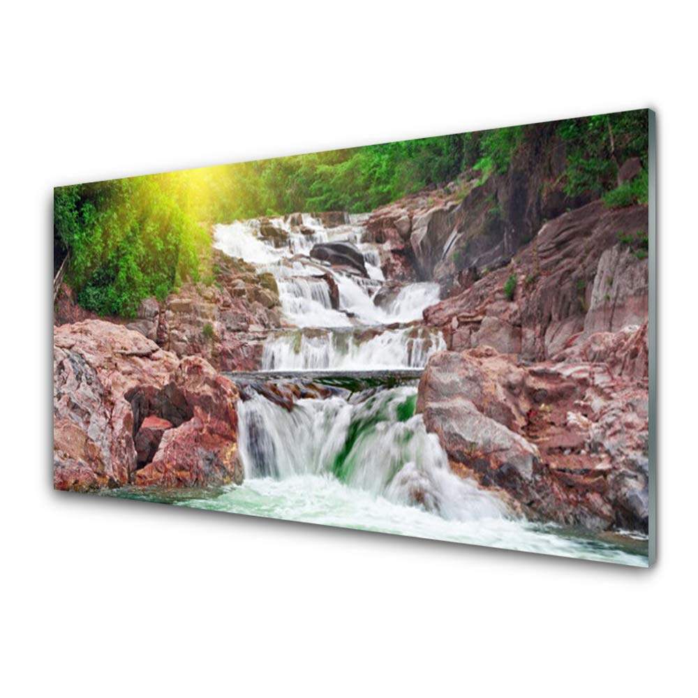 Impression sur Verre Acrylique Premium 100x50cm - Décoration Déco Design Cascade