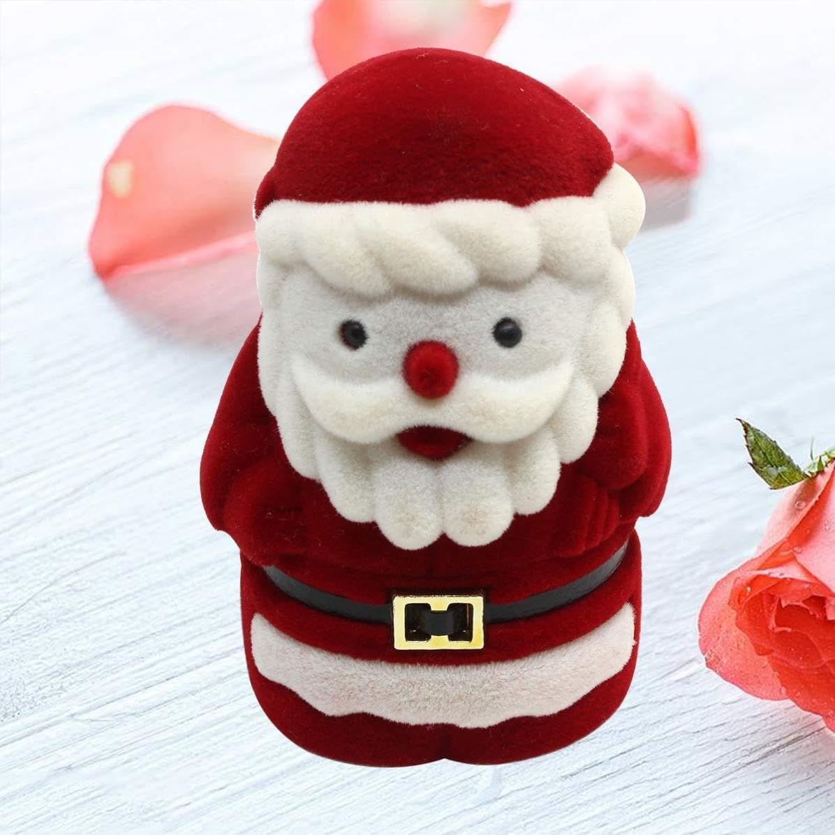NUOBESTY Santa Claus Xmas Jewelry Box for Rings Earrings Necklaces image 4