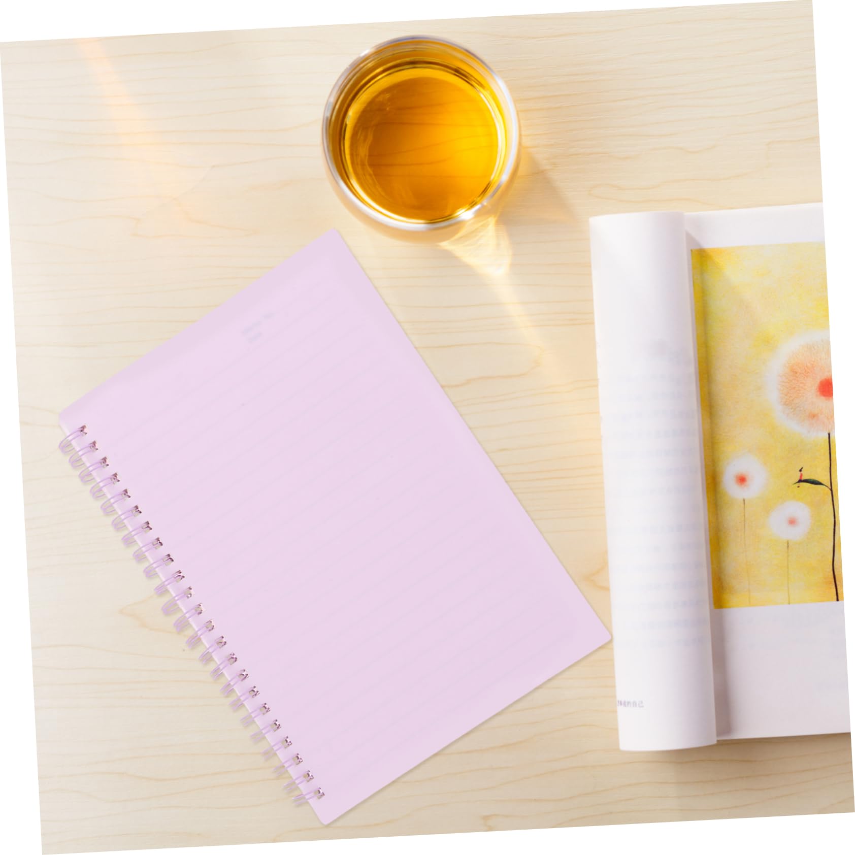 5pièces Cahiers à Spirale Avec Pages Lignées Pour Notes Fournitures De Bureau Pratiques Bloc-notes Polyvalent Pour Travail Et École