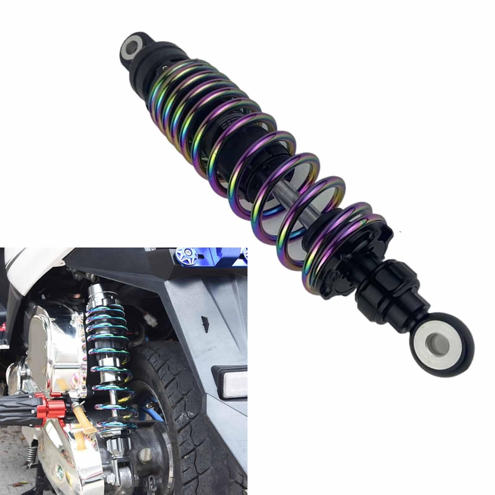 Accessori assorbitori L'ammortizzatore Universale Dedicato Del Motociclo Di 320mm 360mm Parte La Costruzione Robusta, Durevole Per Aprilia Per Yamaha(290mm Black Round)