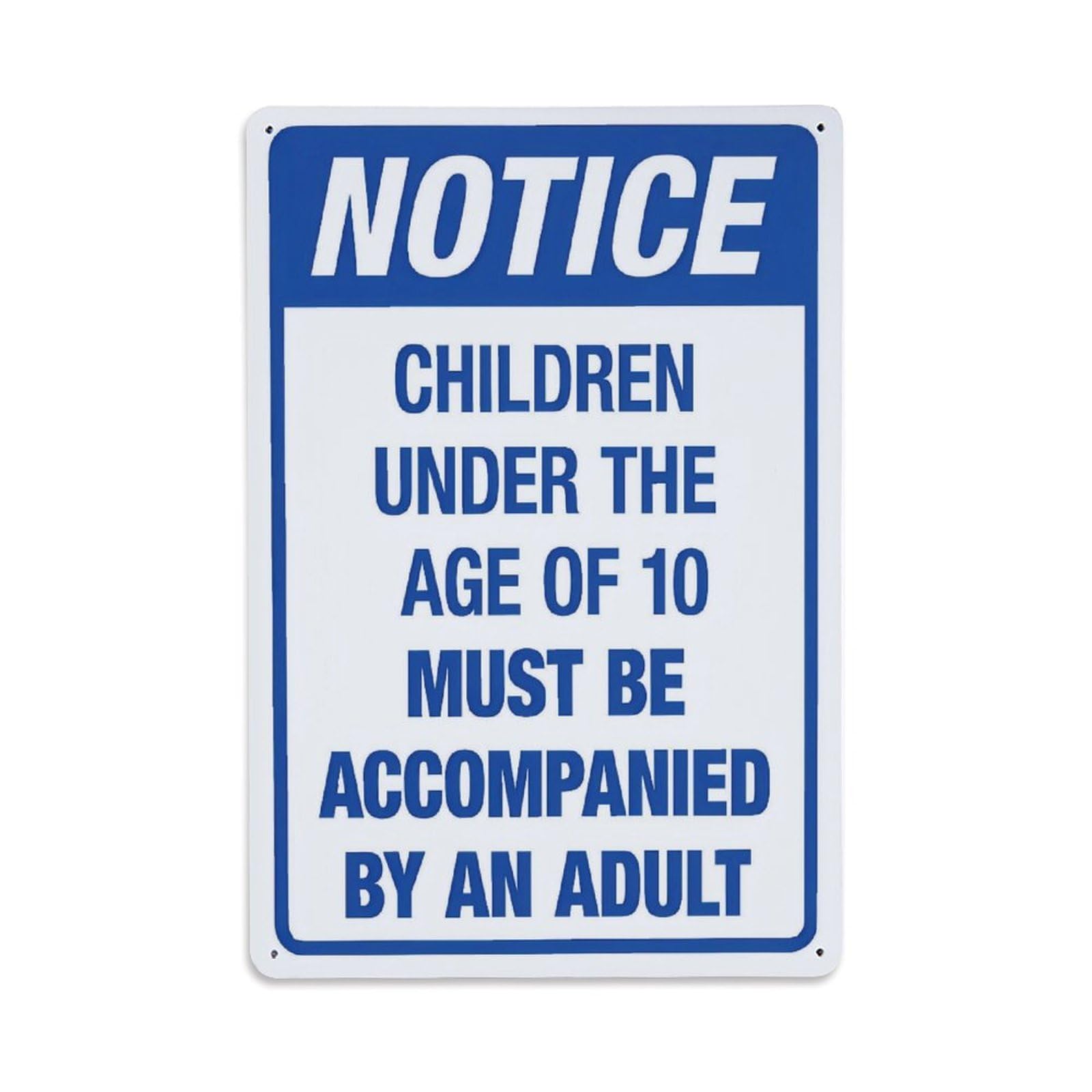 Ldfuieksufg Style Kids Safety Warning Notice Metal Wall Sign Vintage Aluminium Metal Sign, Retro Wall Decor For Home, Bar, Garage & Farmhouse 30X20cm