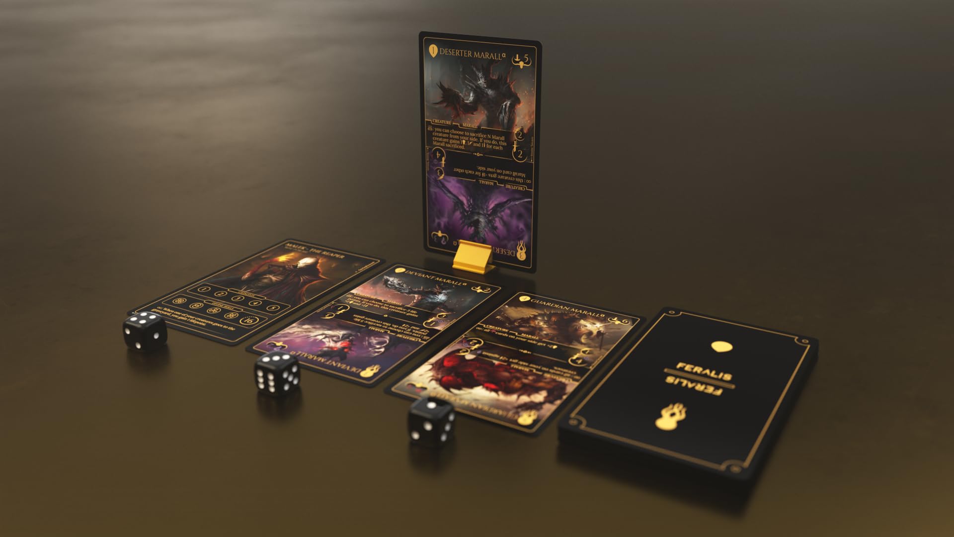 Feralis Terra Oscura - Gioco di Carte Strategico | 2 Giocatori | 30–60 min | Età 14+ | Lingua Italiana (Edizione Kickstarter)