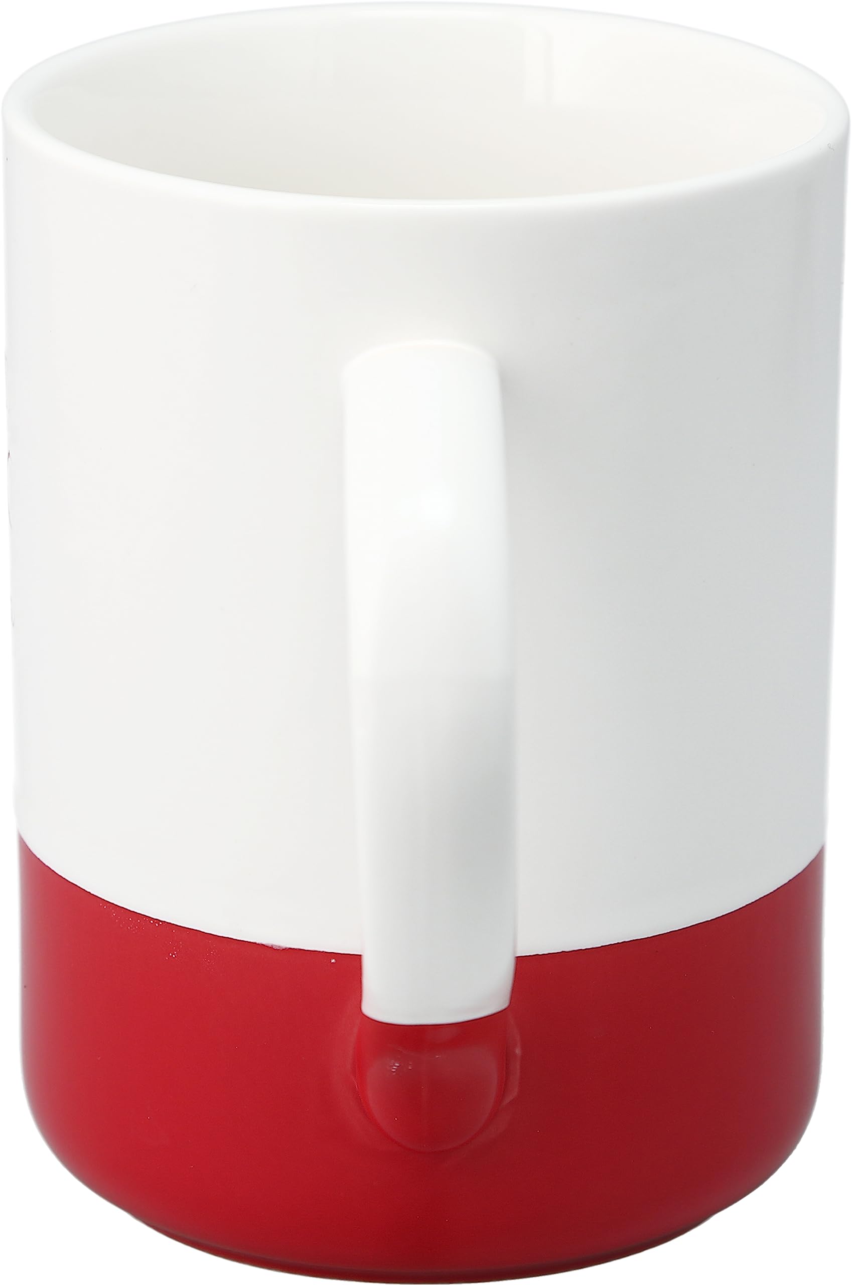 Pavilion - Botón de silencio - Taza de café grande de 18 onzas, regalo sarcástico para padres, taza de café para mamá, tazas de café para papá, 1 unidad (paquete de 1), 5 x 4.75 pulgadas, blanco y