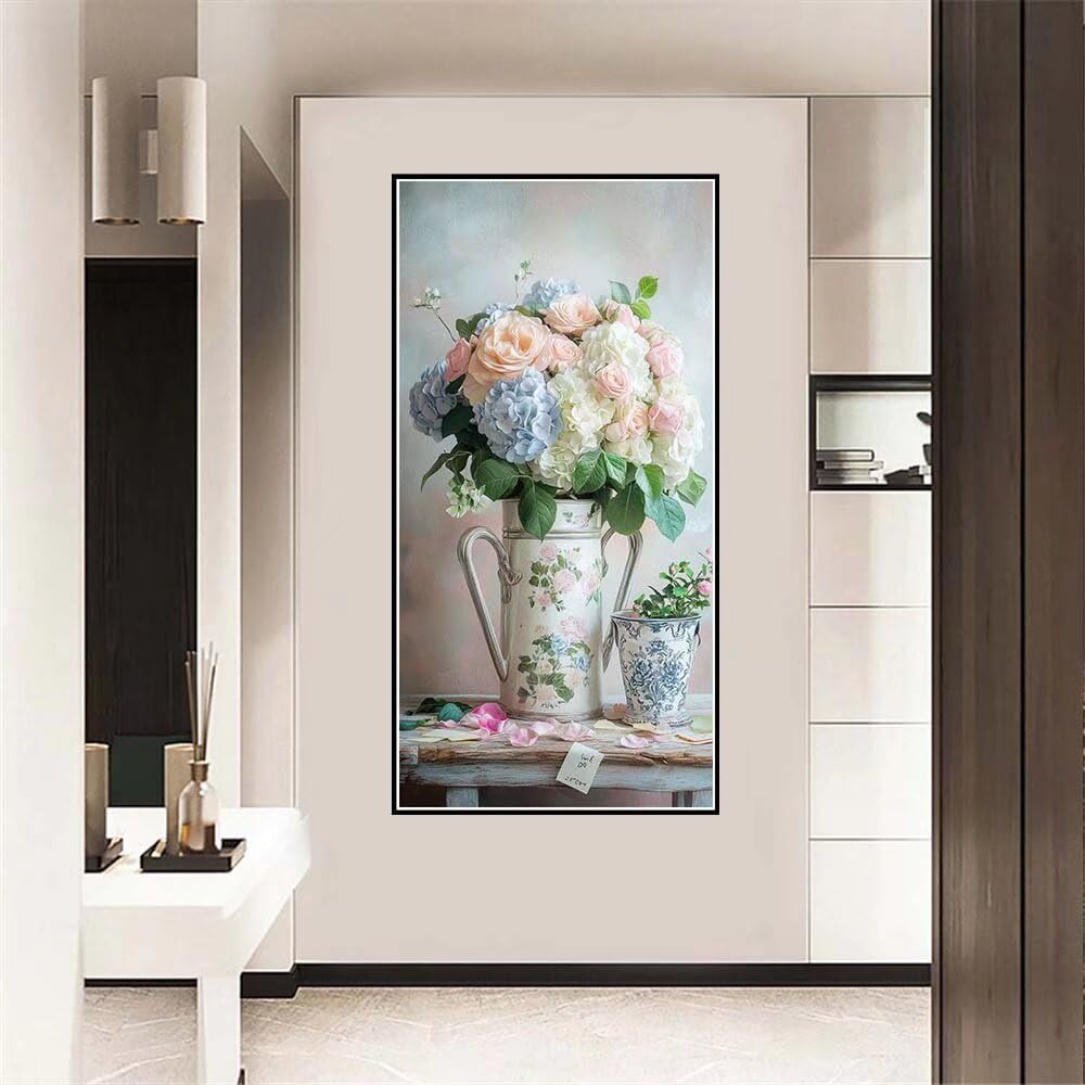 Grande Dipingere con i Numeri 60x120cm Dipingere con i Numeri Adulti Piante Paint by Numbers Hobby Creativi Adulti e Principianti fai da te Kit Completo Craftoria,Decorazioni Casa Regalo Fiori-y1563