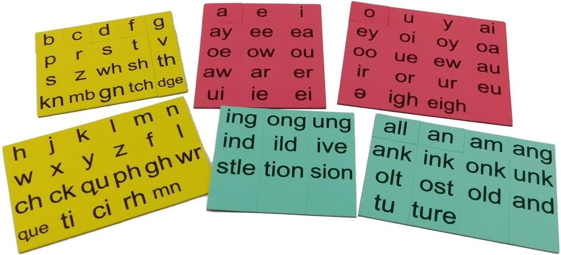 Foam Phonics Magnetic Foam Reading Tiles (Third Grade)