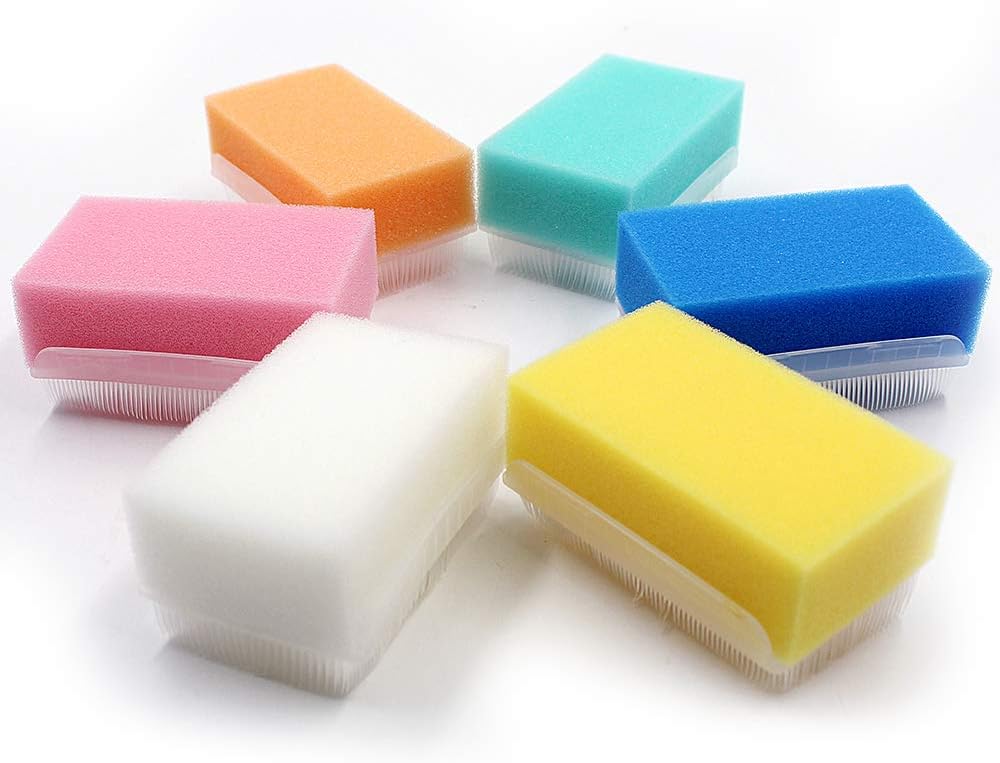 Sensory Brush – Herbruikbare Baby Bath Scrubber 6 Pack.