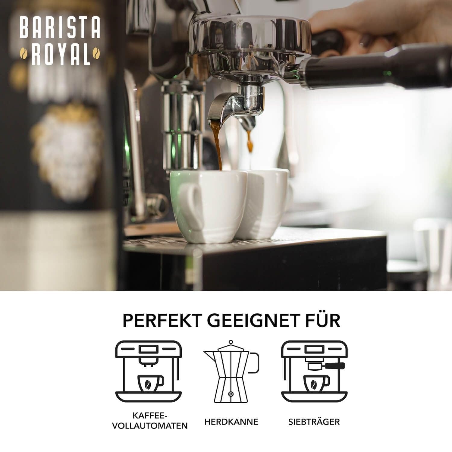 Espresso Geschenkset (4 x 100g) - Geschenkidee für Espresso-Liebhaber Geschenk - Hab ich da Espresso gehört?